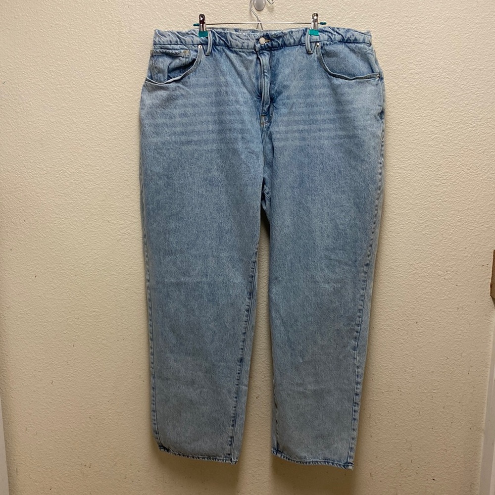 Good American Good 90's Loose Jeans Size 18